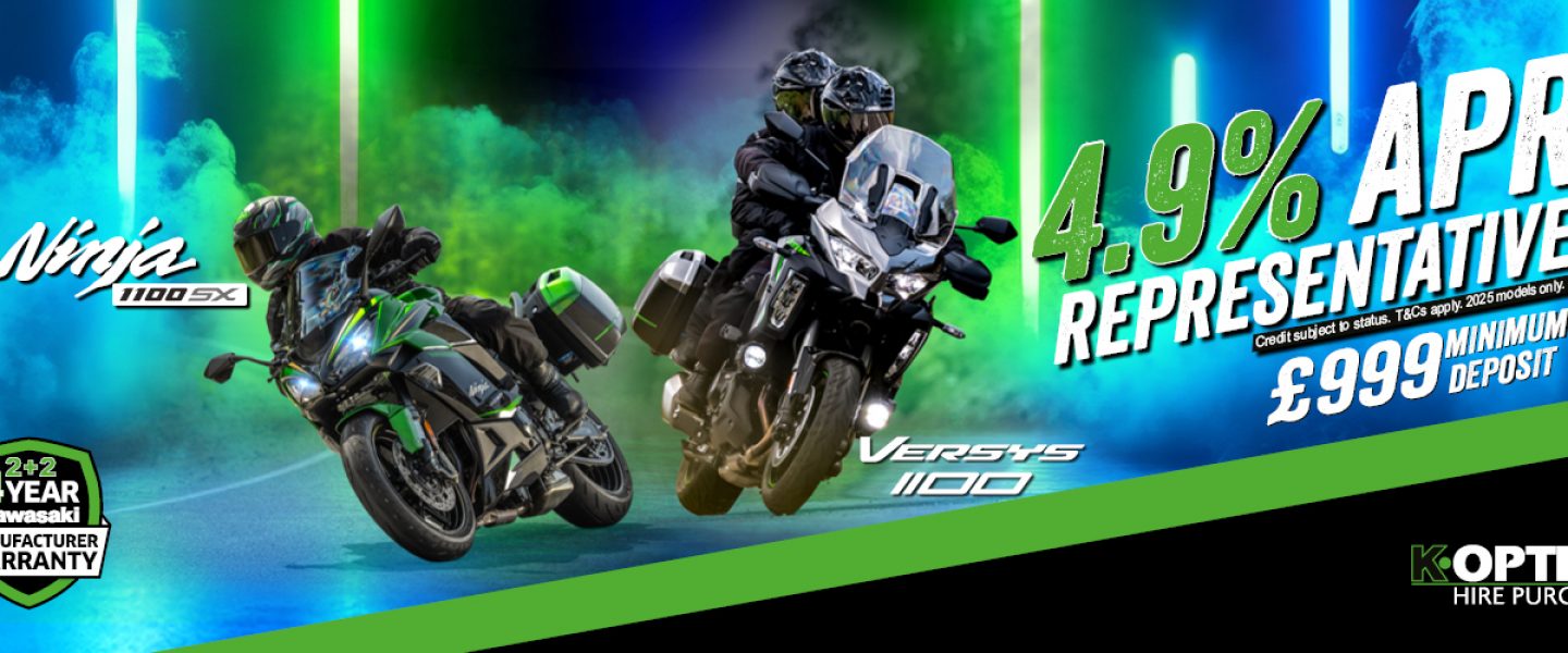 Kawasaki K-Options Low-Rate Finance Now Available on Versys 1100 & Ninja 1100SX