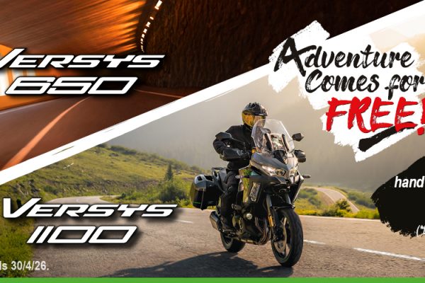 Adventure Comes For Free With Kawasaki This Spring!